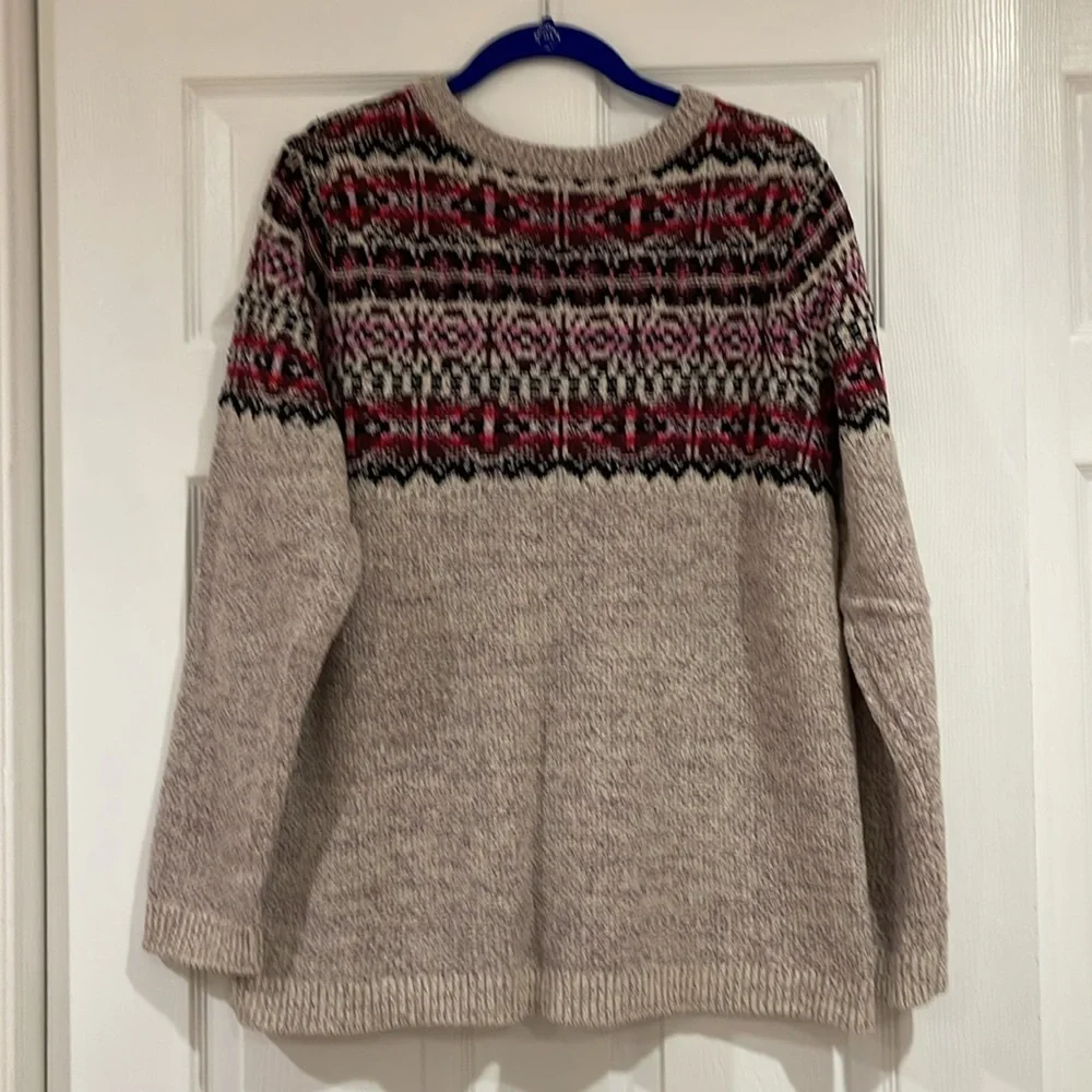‼️DONATING SOON‼️ J.Jill Fair Isle Style Sweater - in Great Pre-Loved Condition - Picture 4 of 9